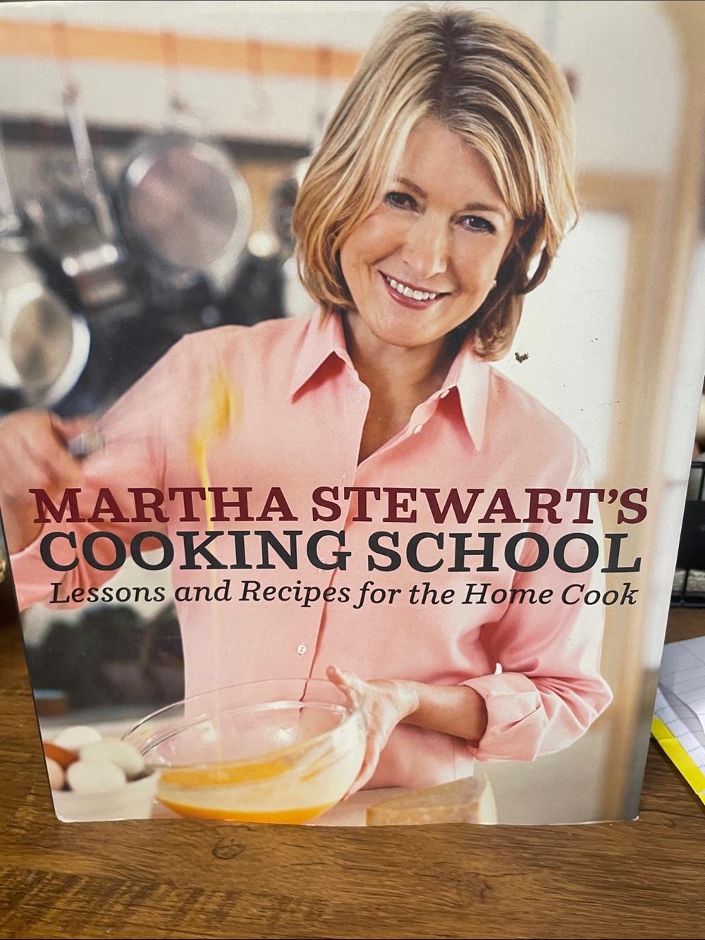 Martha Stewart Pink-Cover Cooking School Cookbook